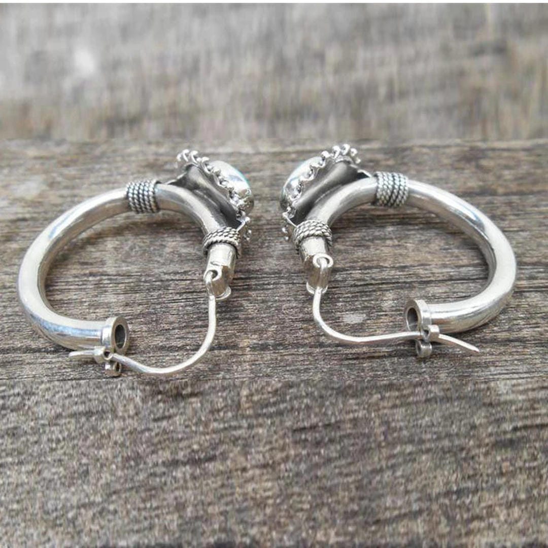 Elettra vintage earrings with turquoise