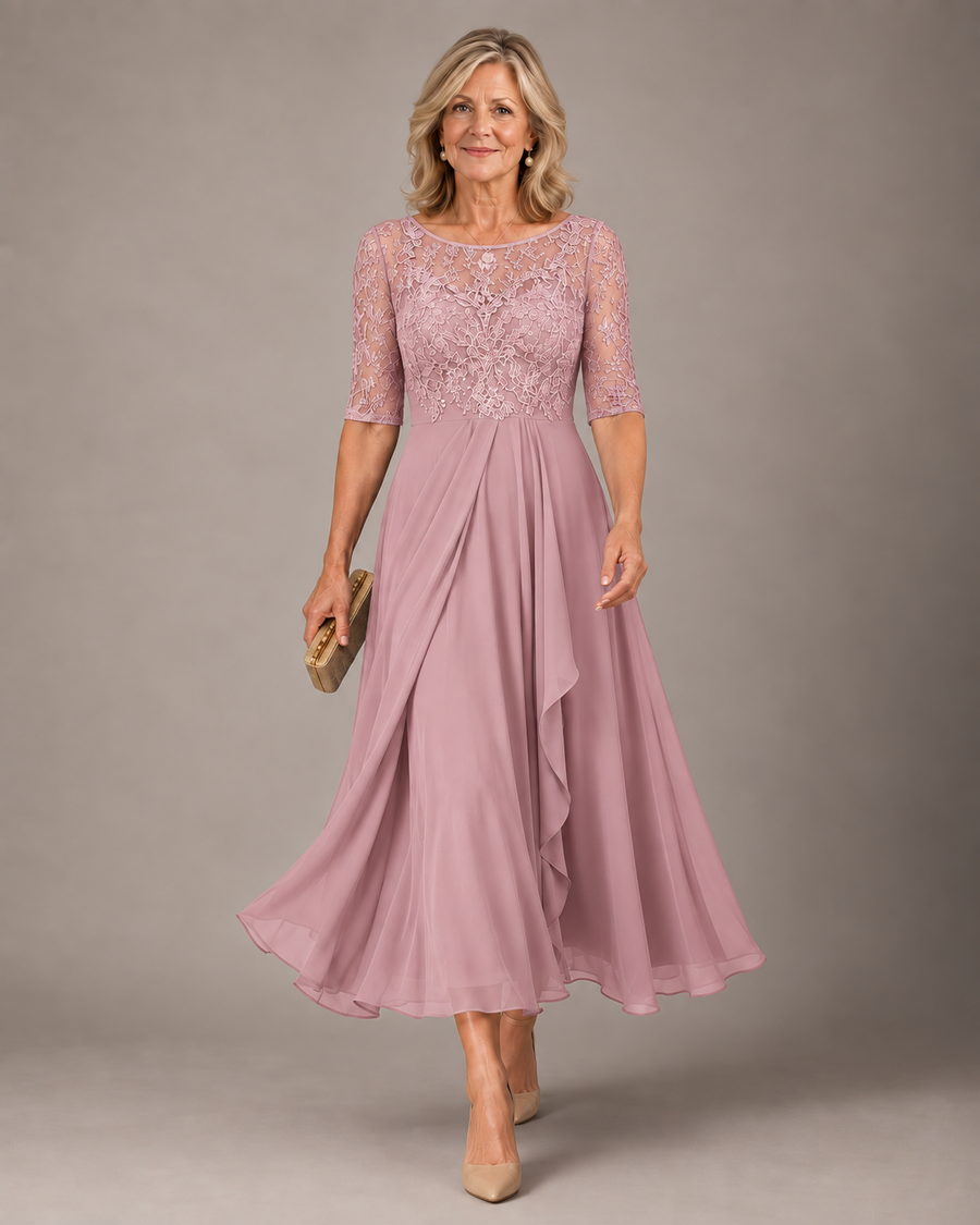 ROSE – THE LACE MIDI DRESS THAT FLATTERS YOUR SILHOUETTE