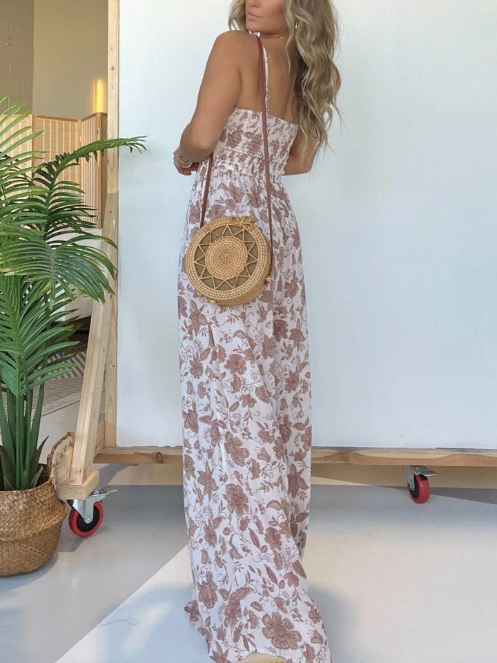 Vivian | Elegant Floral Jumpsuit – Light, Flattering &amp; Effortlessly Stylish