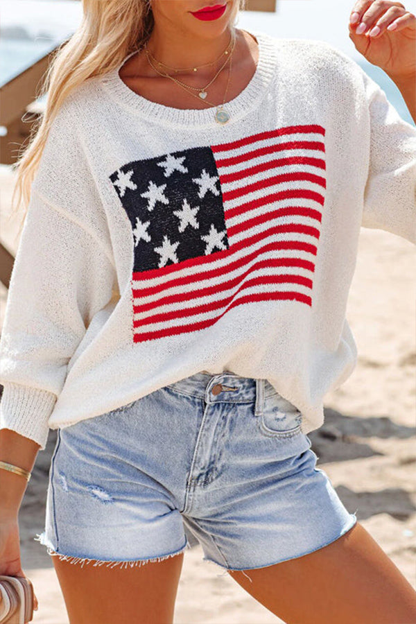 FIND YOUR WAY OVERSIZED LONG SLEEVE KNIT SWEATER