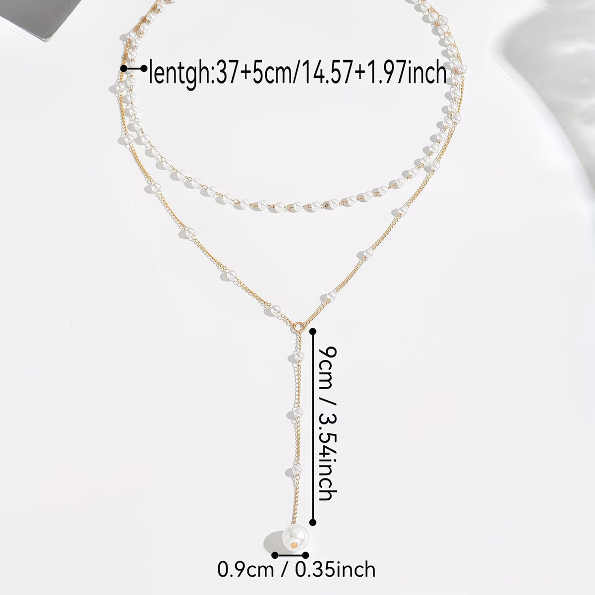 Necklace with Graduating Pearls