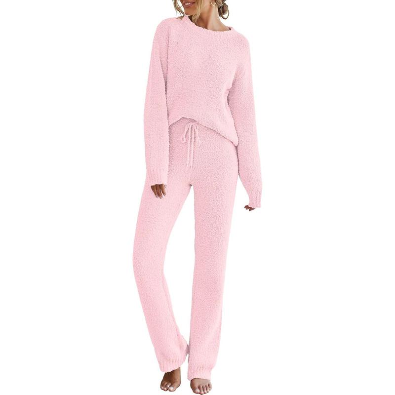 ANGELT - Cozy Pajama Set Fuzzy Fleece