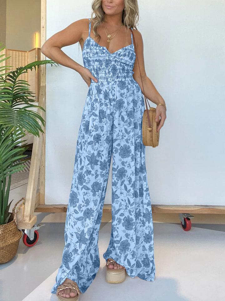 Vivian | Elegant Floral Jumpsuit – Light, Flattering &amp; Effortlessly Stylish