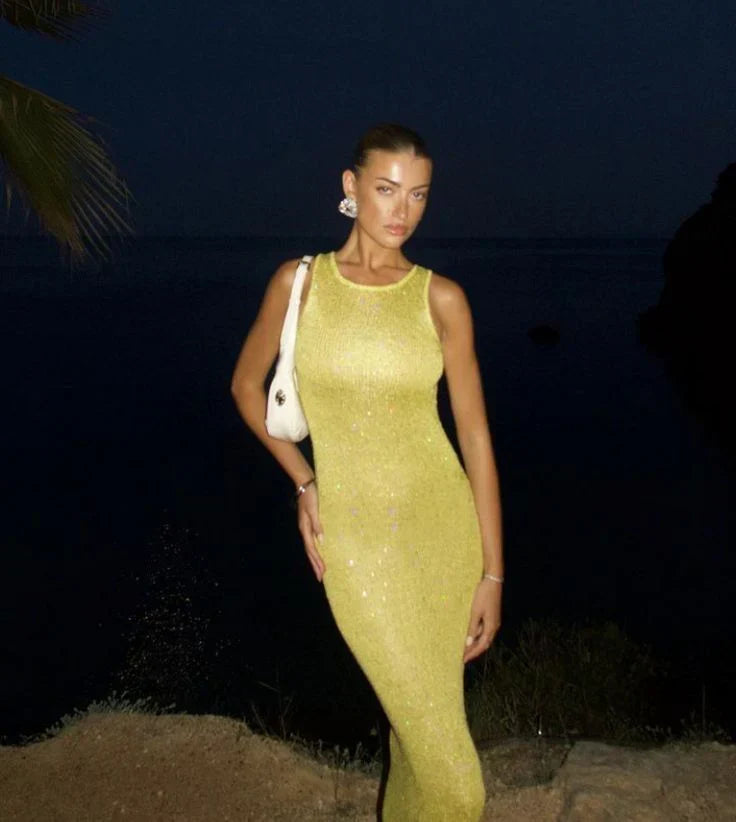 Idaline | Dawnflare Curve Dress