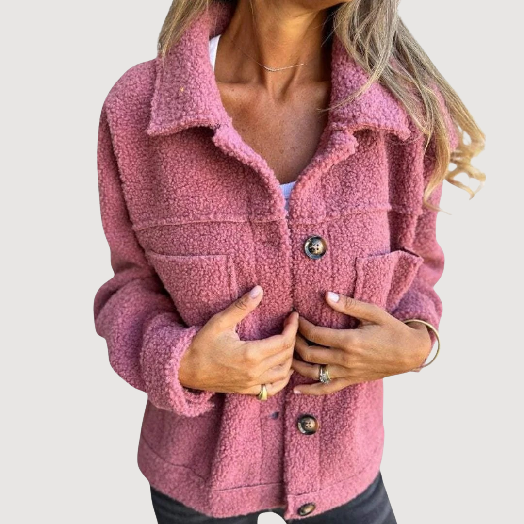 HAILEY – COSY TEDDY JACKET