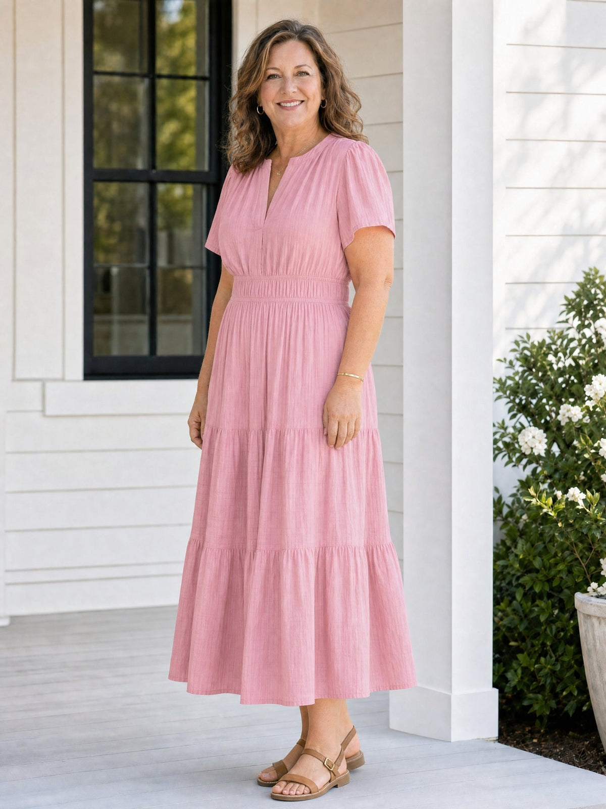 Layered Maxi Dress