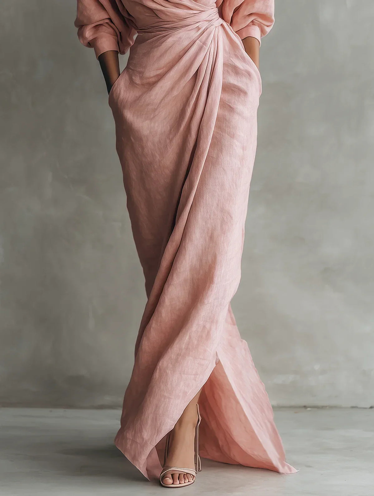 Ashley Maxi Dress with V-Neck