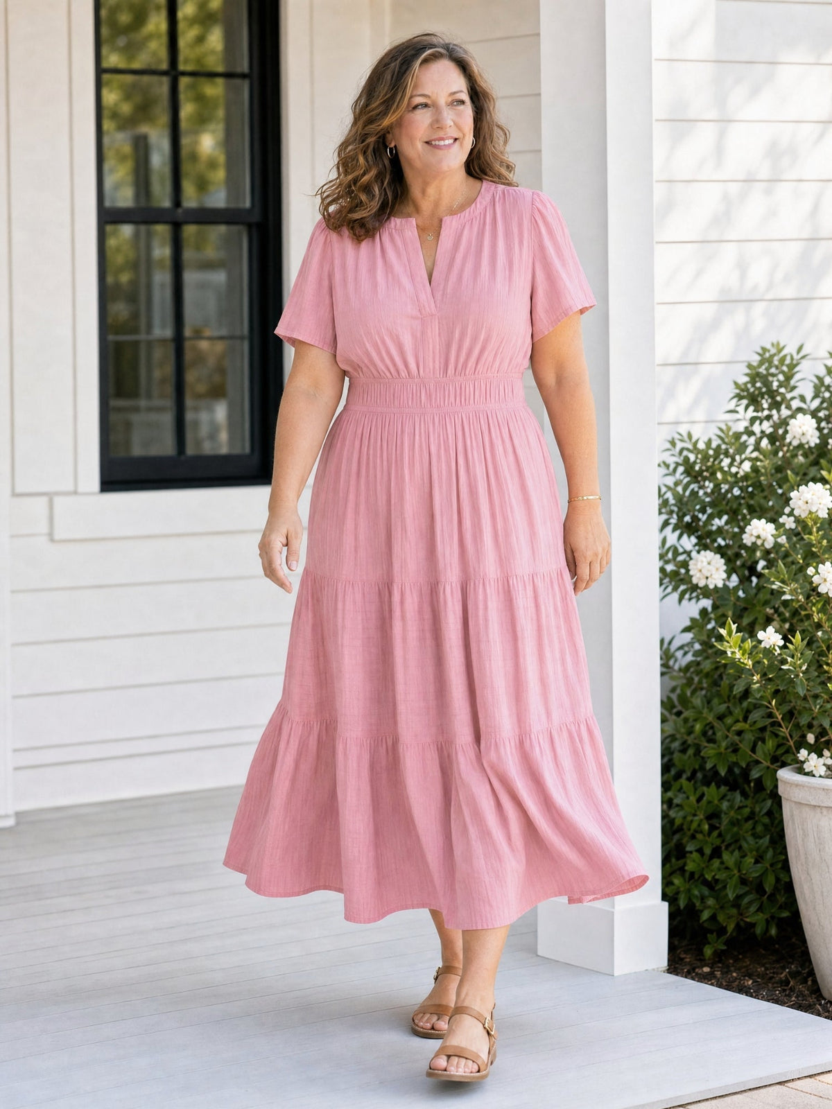 Layered Maxi Dress