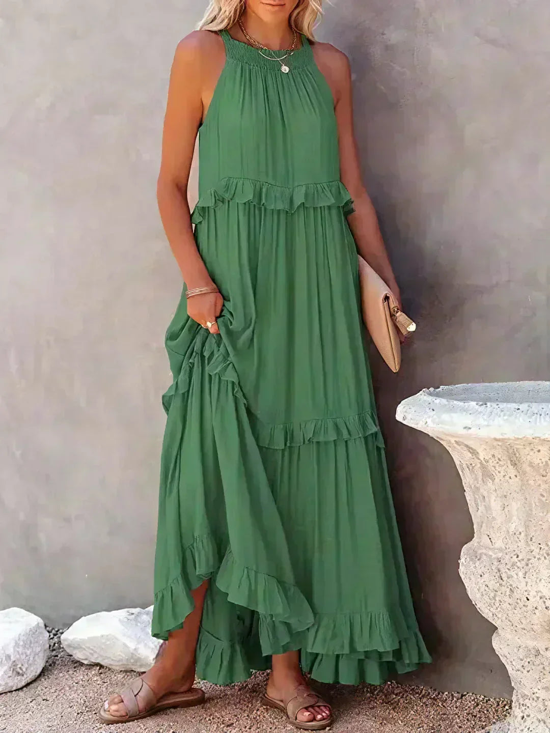 Diana Elegant Sleeveless Dress
