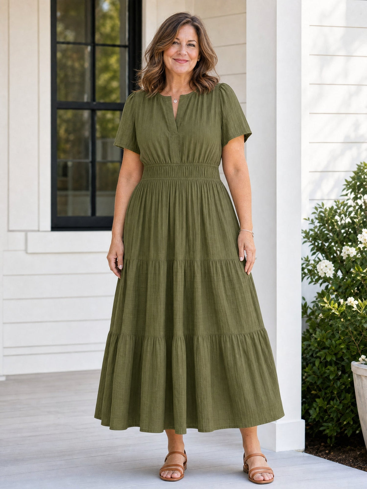 Layered Maxi Dress
