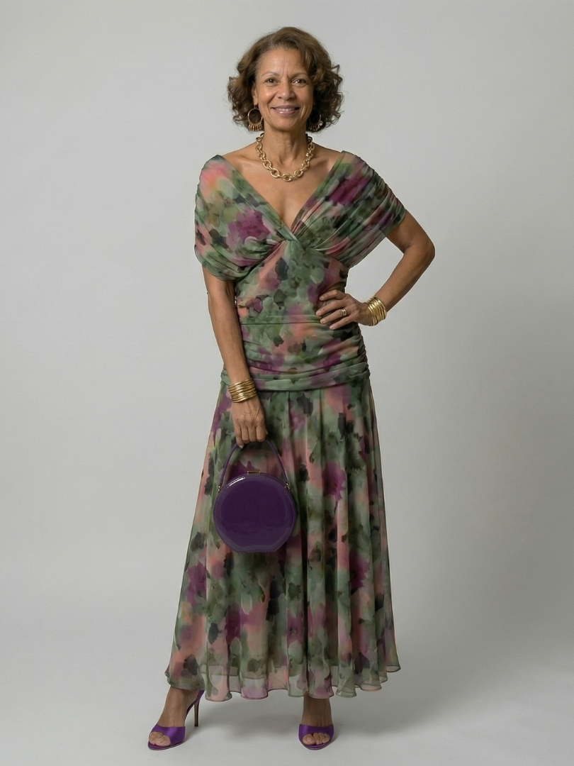 Calen™ - Off Shoulder Flow Midi Dresses
