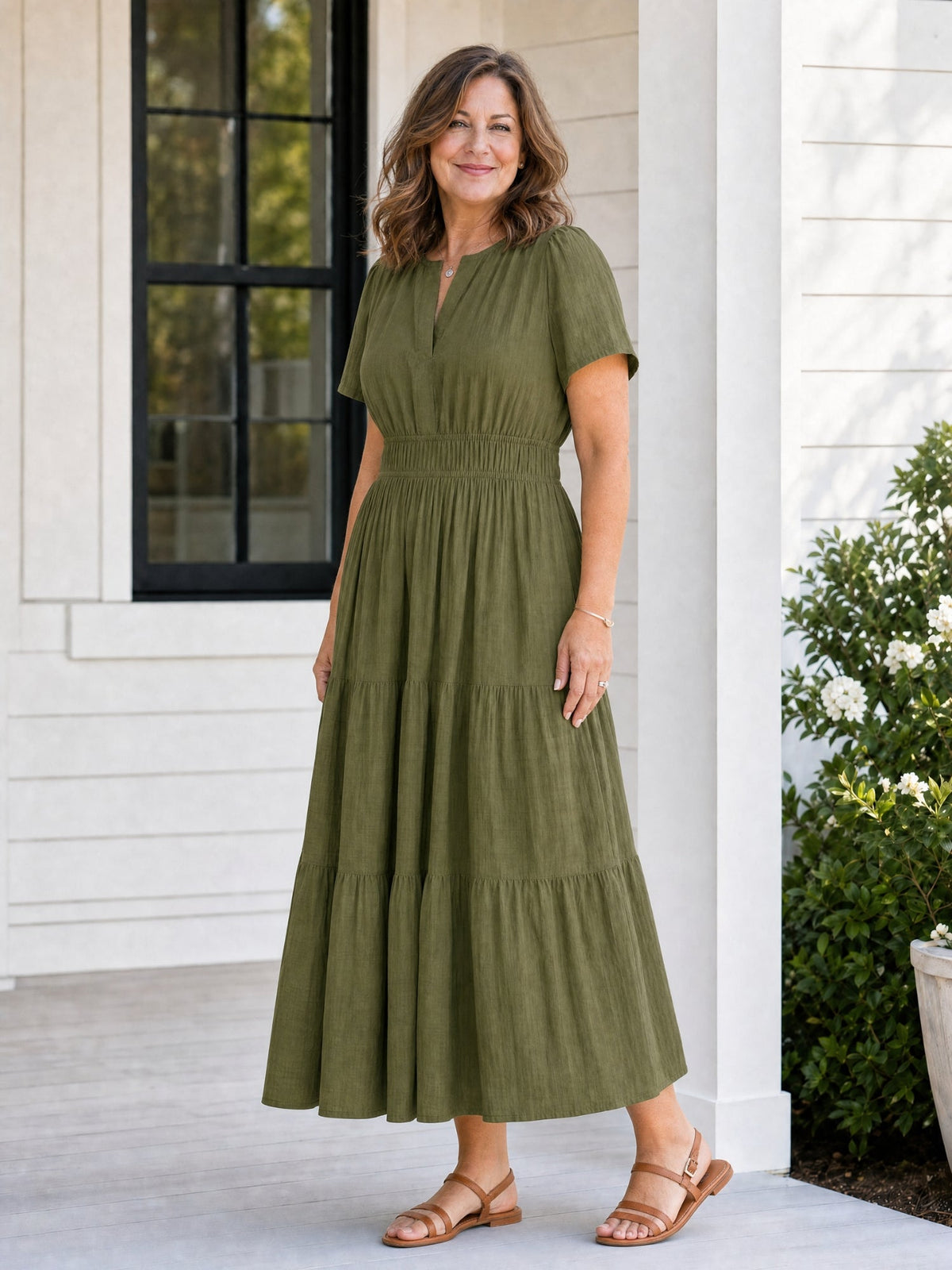 Layered Maxi Dress
