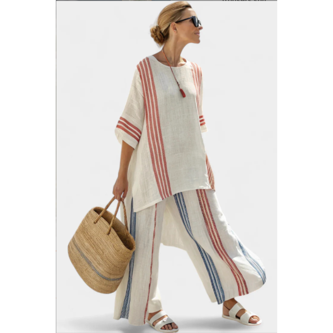 Marina GLX | Set Striped Two-Piece Set