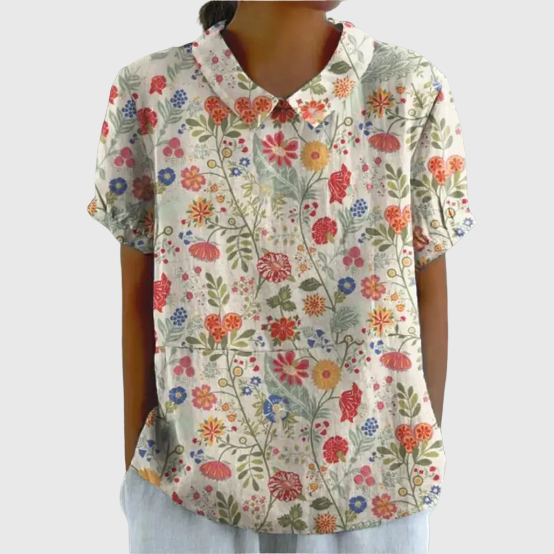 Bonnie | Vintage Floral Blouse