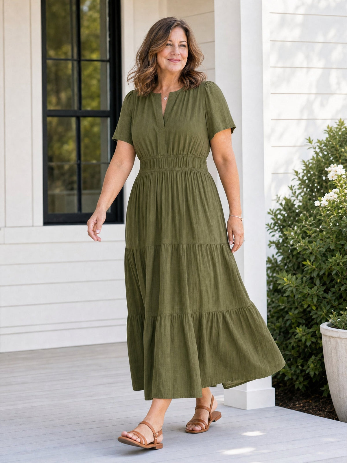 Layered Maxi Dress