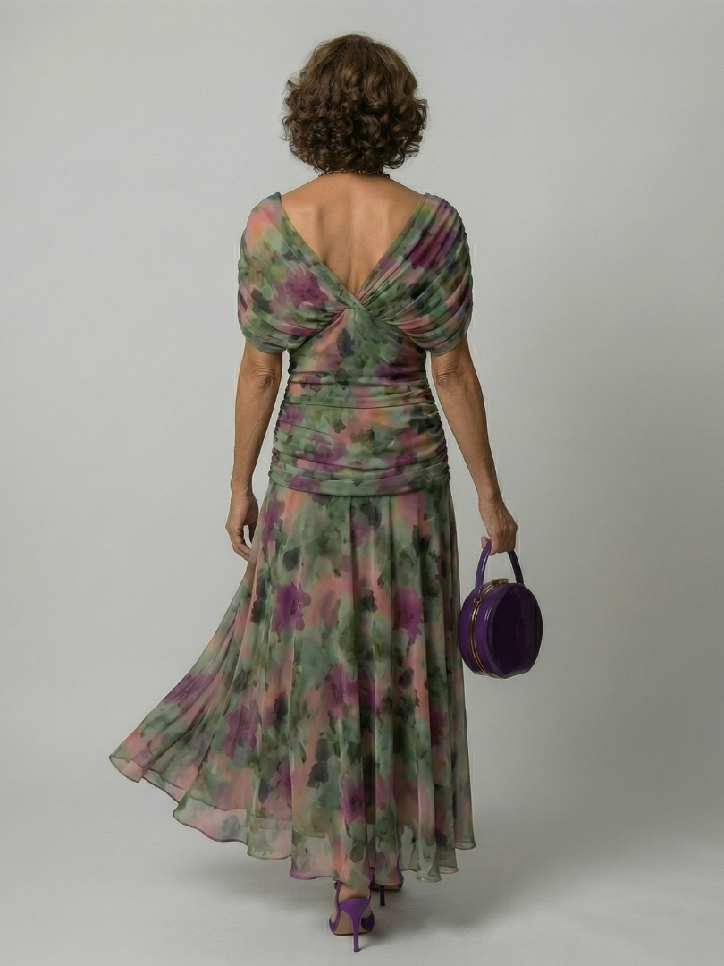 Calen™ - Off Shoulder Flow Midi Dresses