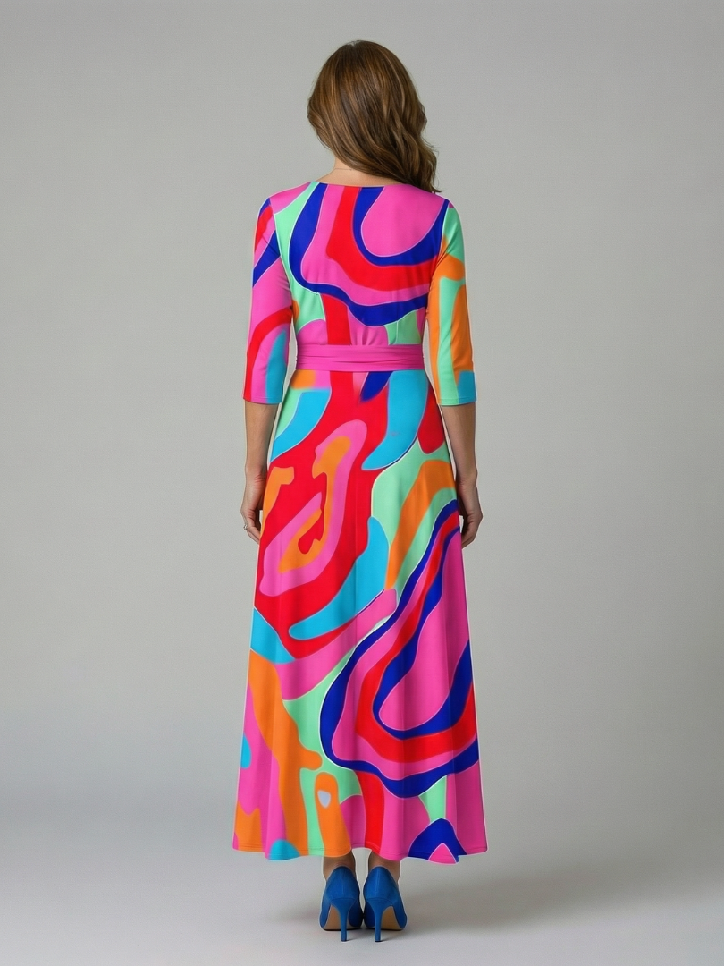 Morwenna Floral Wrap Maxi Dress