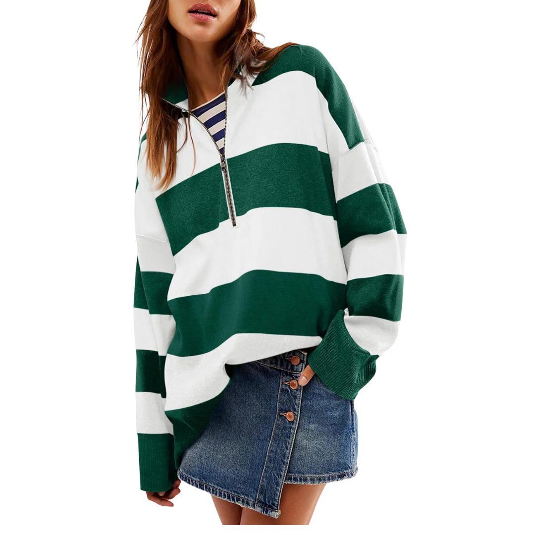 CAMILLAT - Comfy Long Sleeve Pullover Sweater