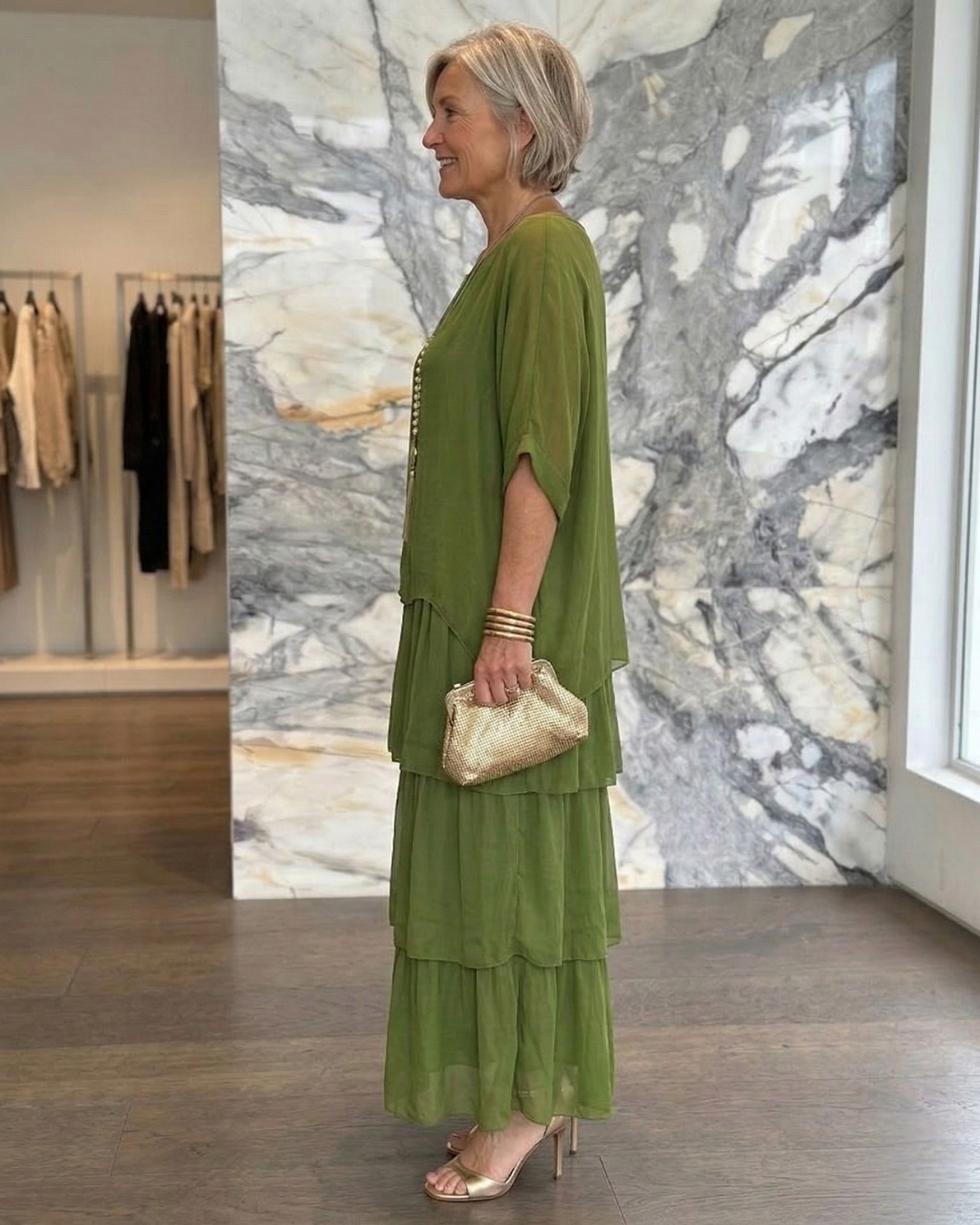Lara | Elegant Flowing Maxi Dress