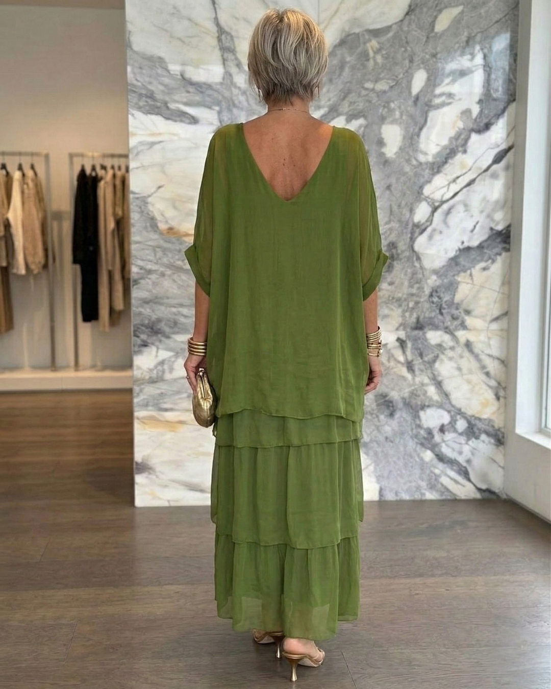 Lara | Elegant Flowing Maxi Dress
