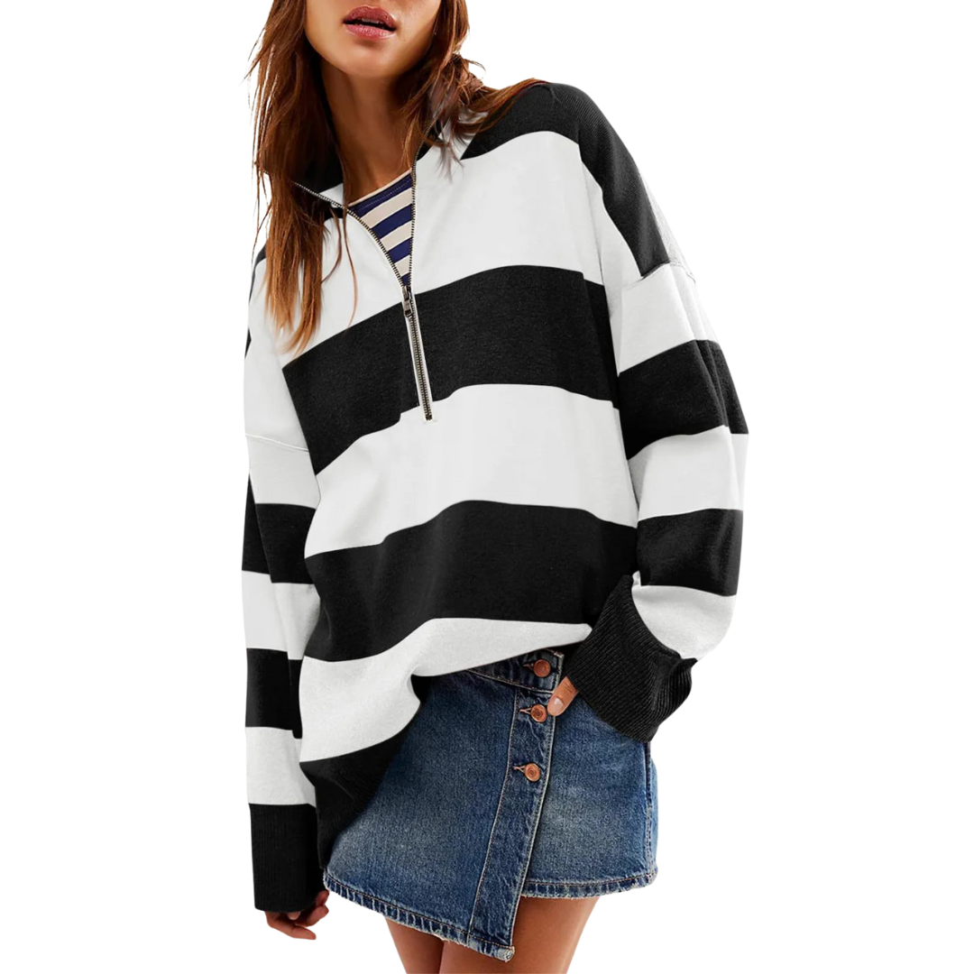 CAMILLAT - Comfy Long Sleeve Pullover Sweater