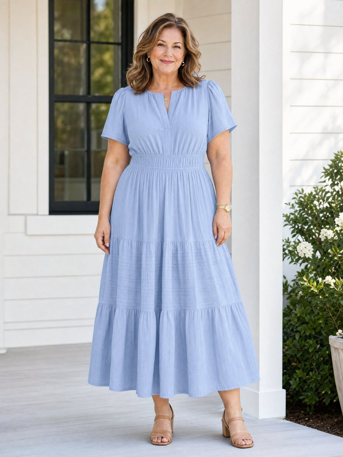 Layered Maxi Dress