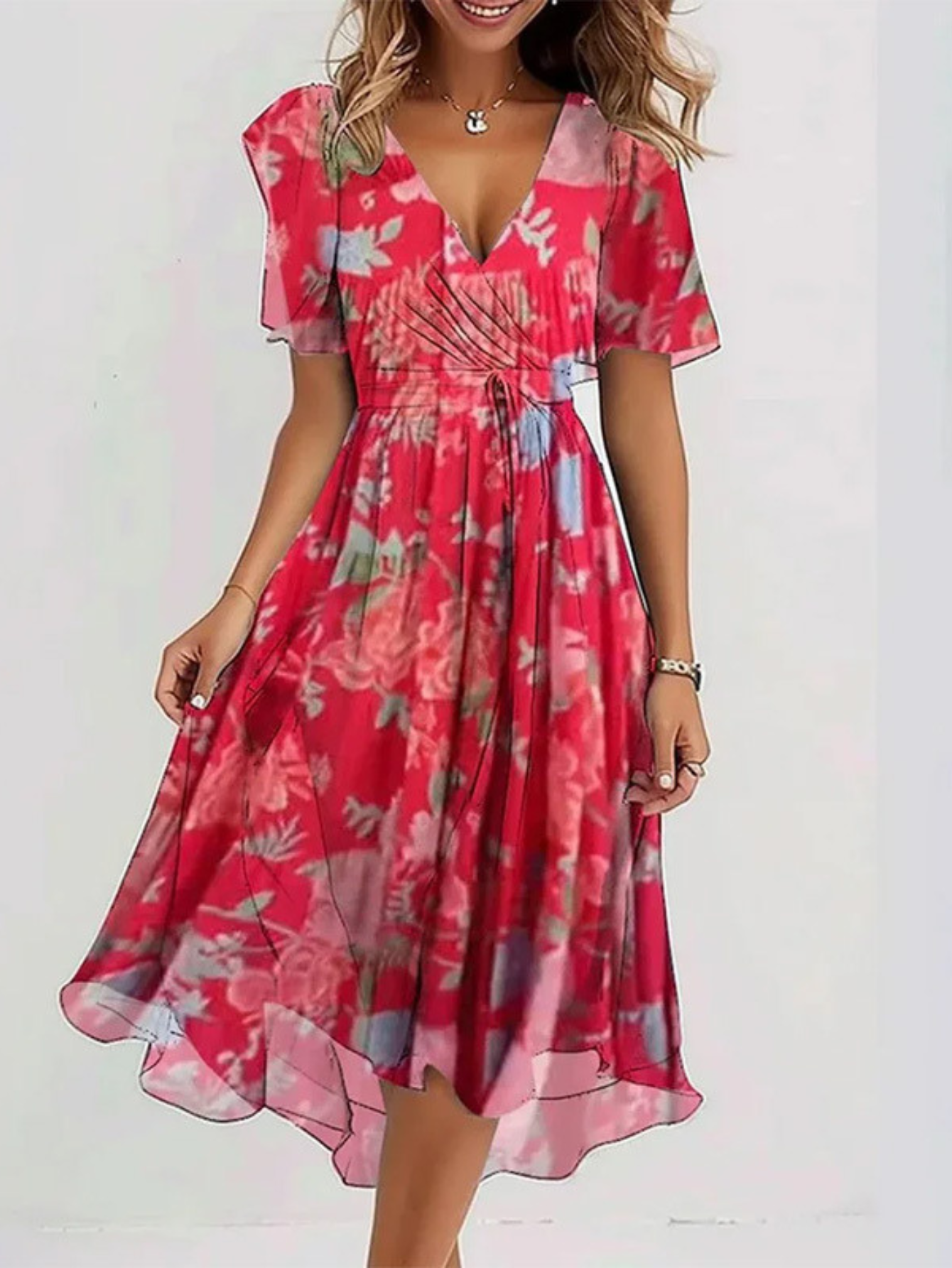 LEANNI | CASUAL BOHO GRADIENT DRESS