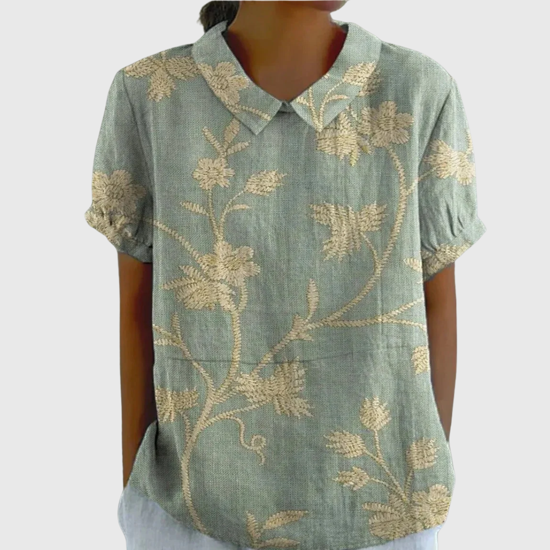Bonnie | Vintage Floral Blouse