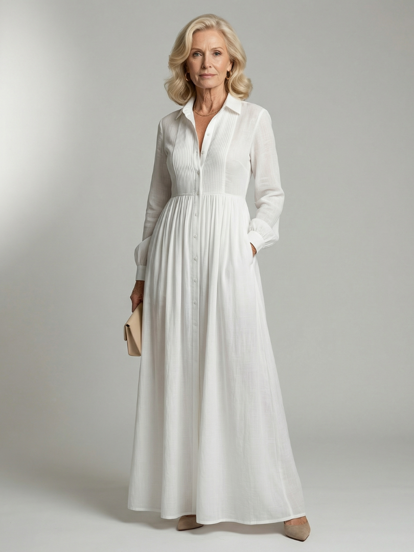 Lioren™ - Soft Flow Maxi Dress