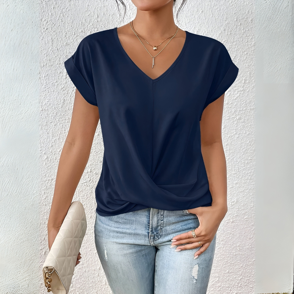 Islana | CLASSIC V-NECK COTTON WOMEN'S TEE