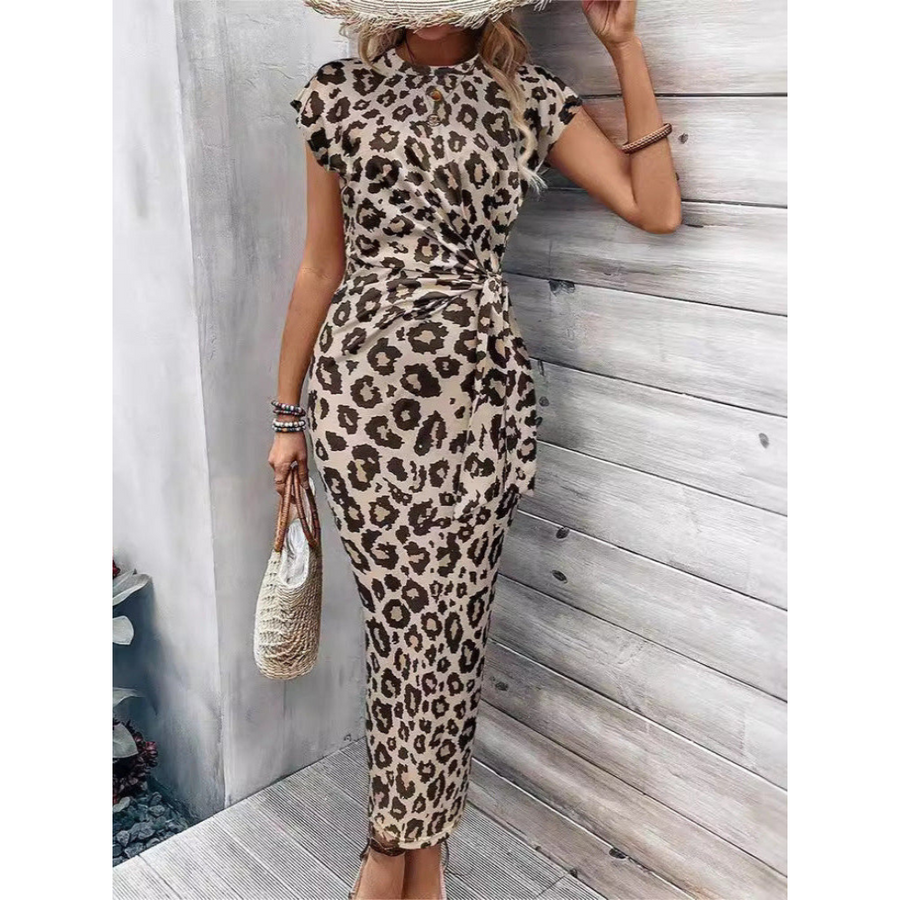 FELICIATIT - Chic Bodycon Dress with Crew