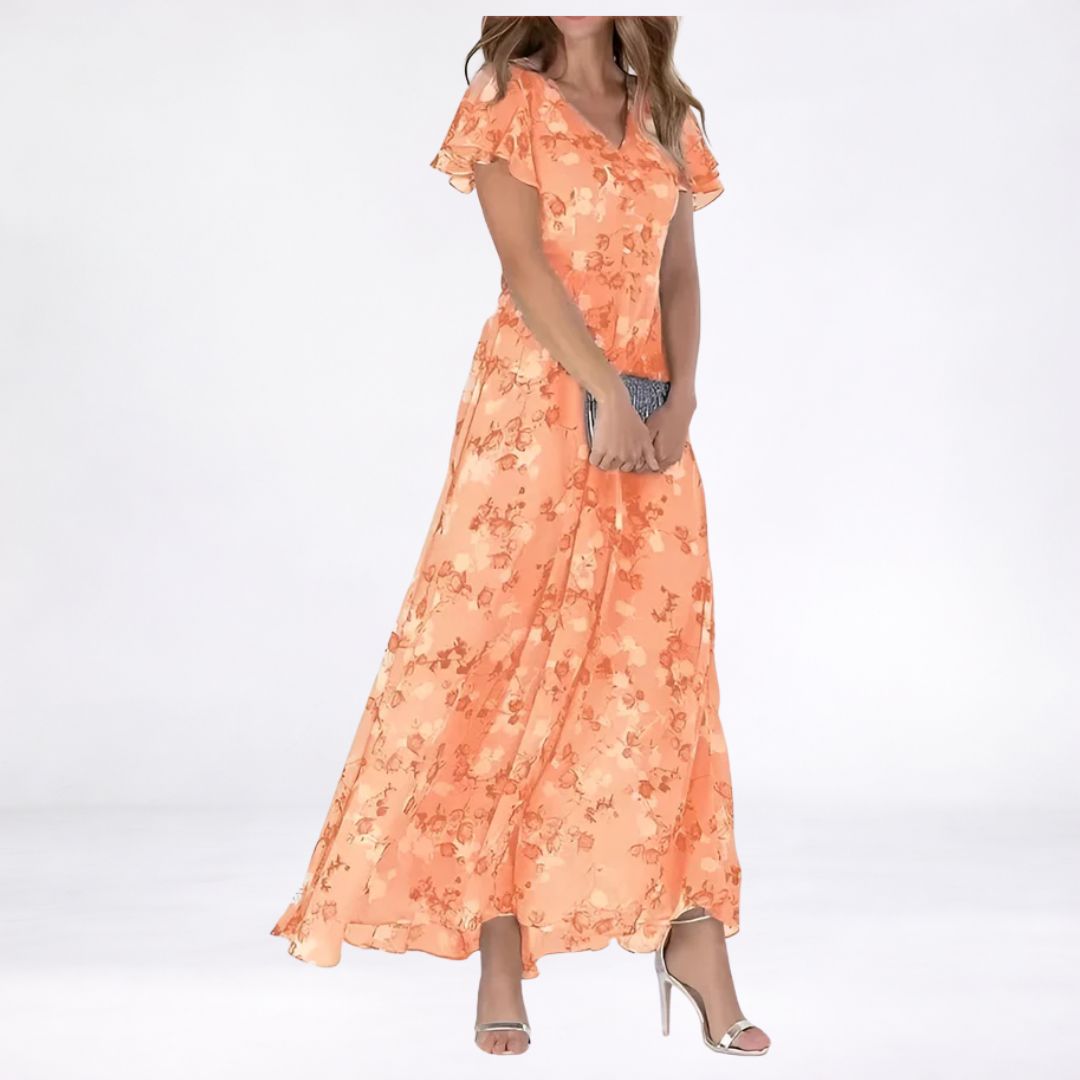 Susan | Flattering Flowing Maxi Dress