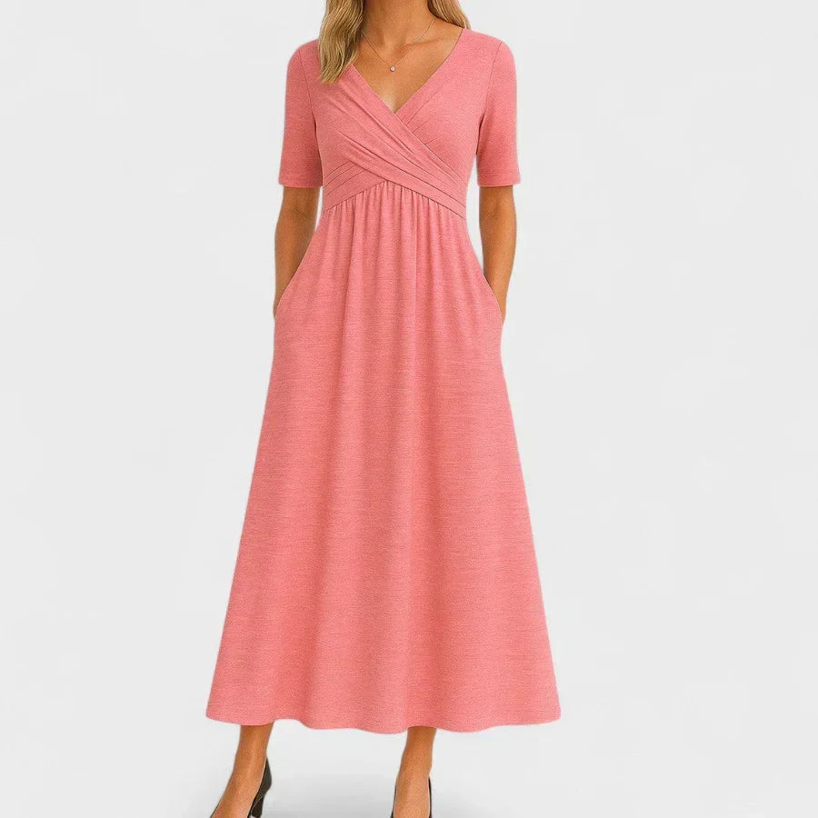 Harper the elegant A-line midi dress
