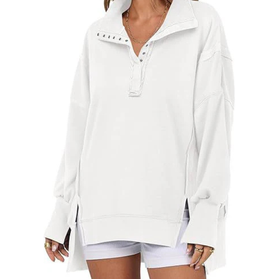 VERONT - Loose Fit High-Low Split Hem