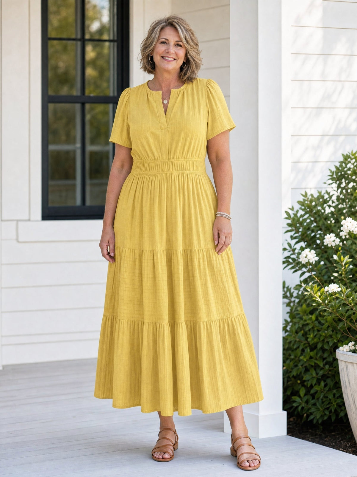 Layered Maxi Dress
