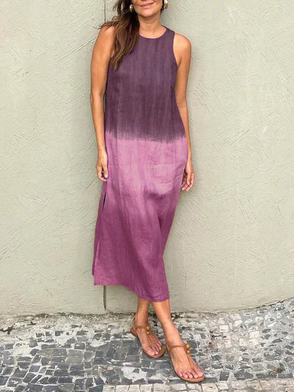 Aura | Elegant Dress with Natural Print