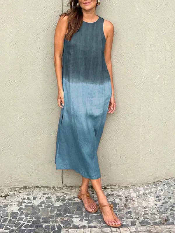 Aura | Elegant Dress with Natural Print