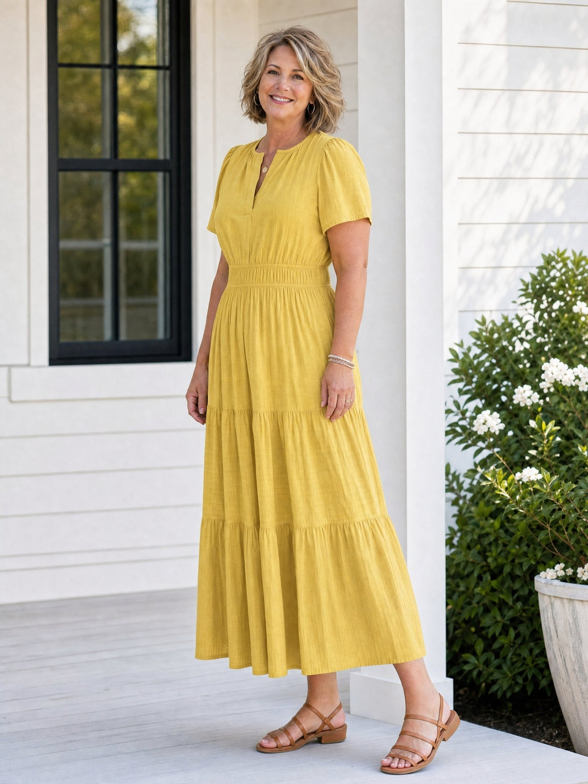 Layered Maxi Dress