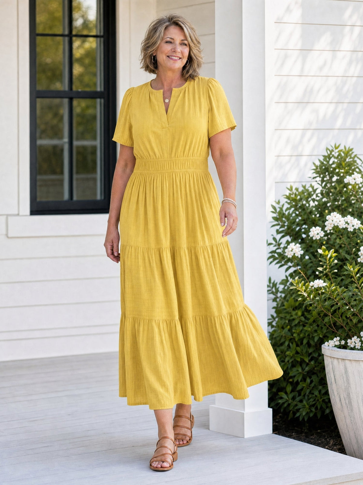 Layered Maxi Dress