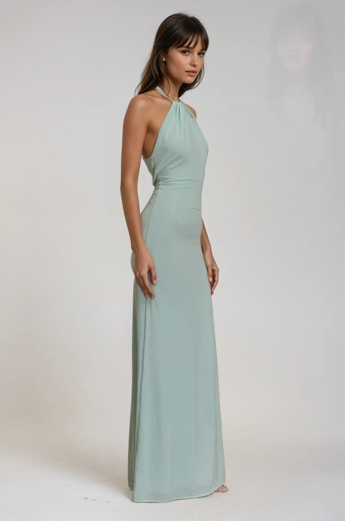 Elynas | Halter Maxi Dress