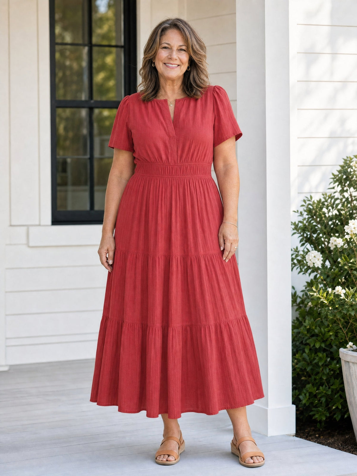 Layered Maxi Dress