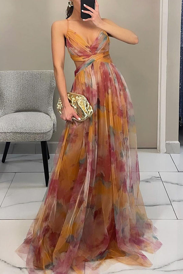 Dorté | Enchanting Floral Maxi Dress
