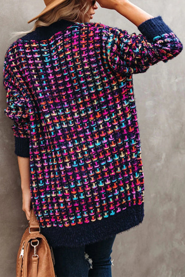 SENDING WARM WISHES COLORFUL KNIT CARDIGAN - 2 COLORS
