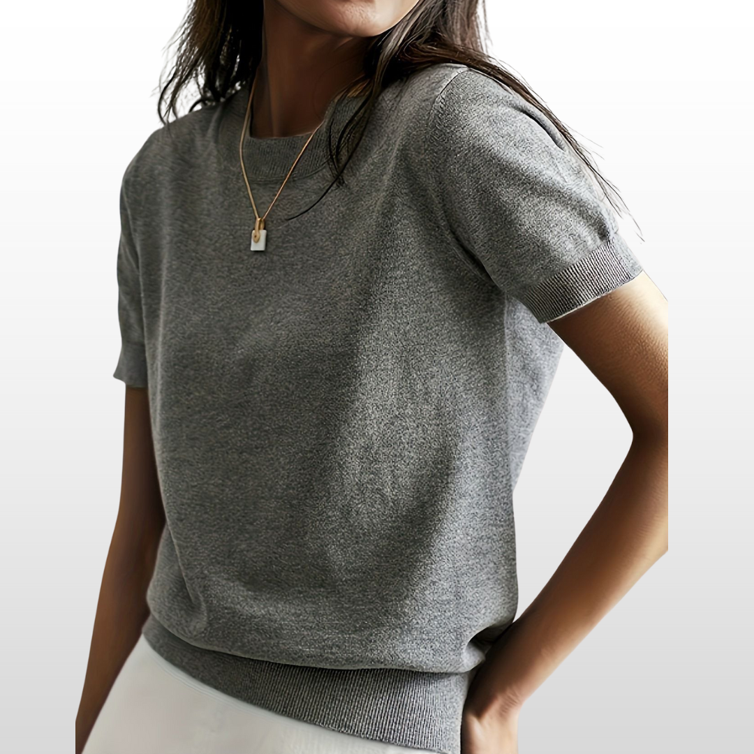 LENYT - Fit Short Sleeve Round Neck