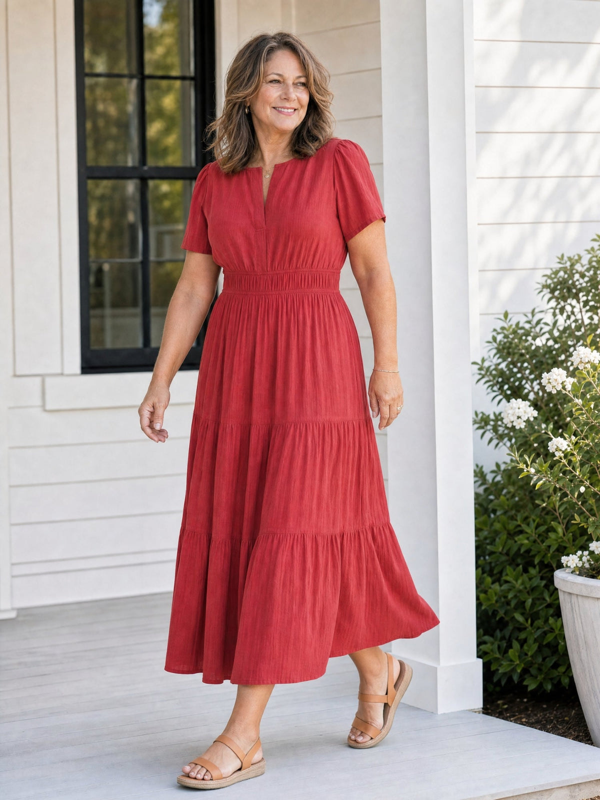 Layered Maxi Dress