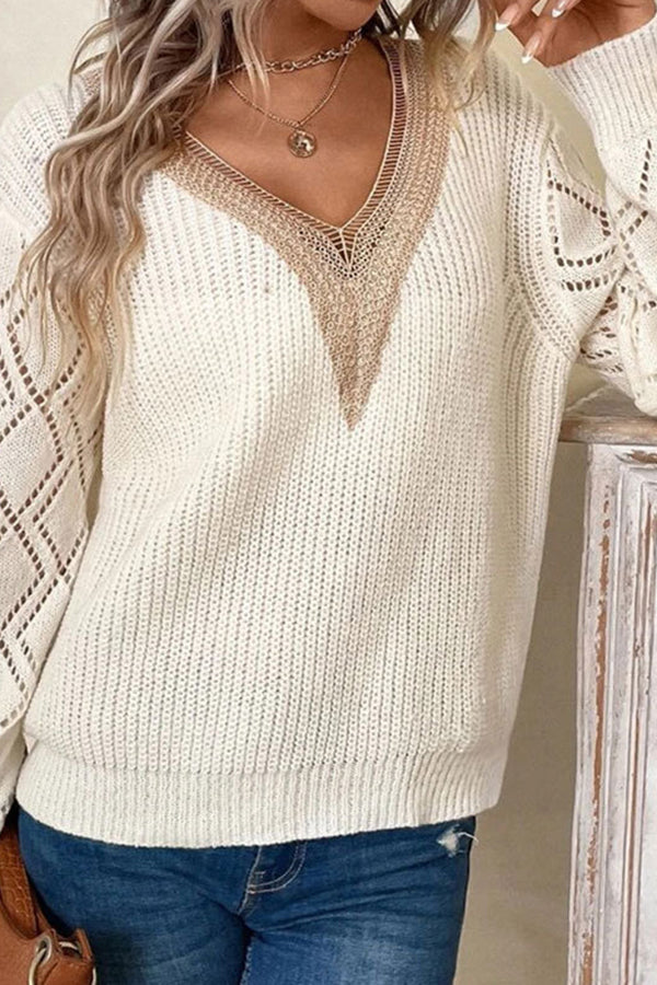 JASY | Loose casual pullover women's knitted sweater