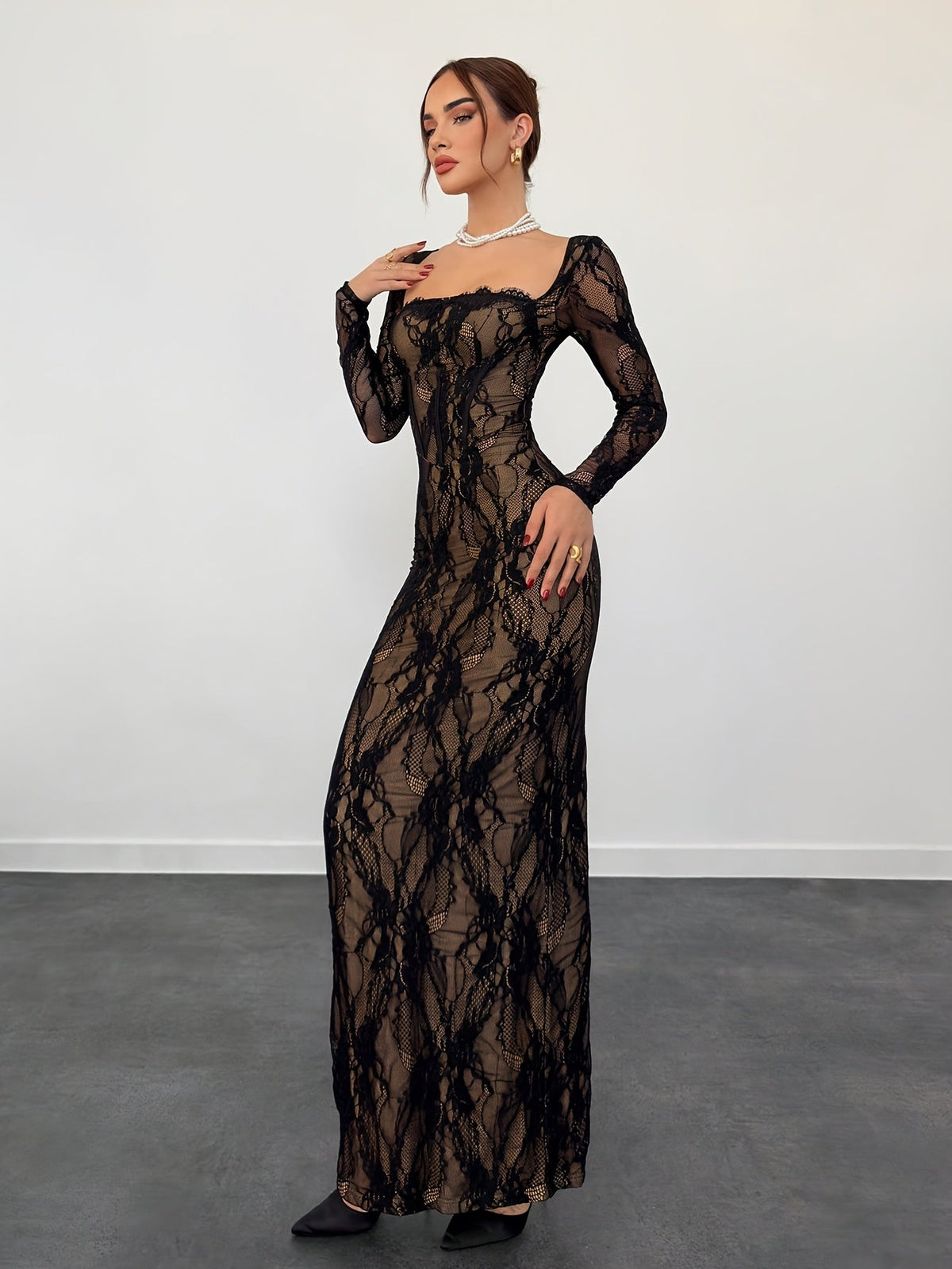 Sabrina - Mermaid Halter Neck Dress