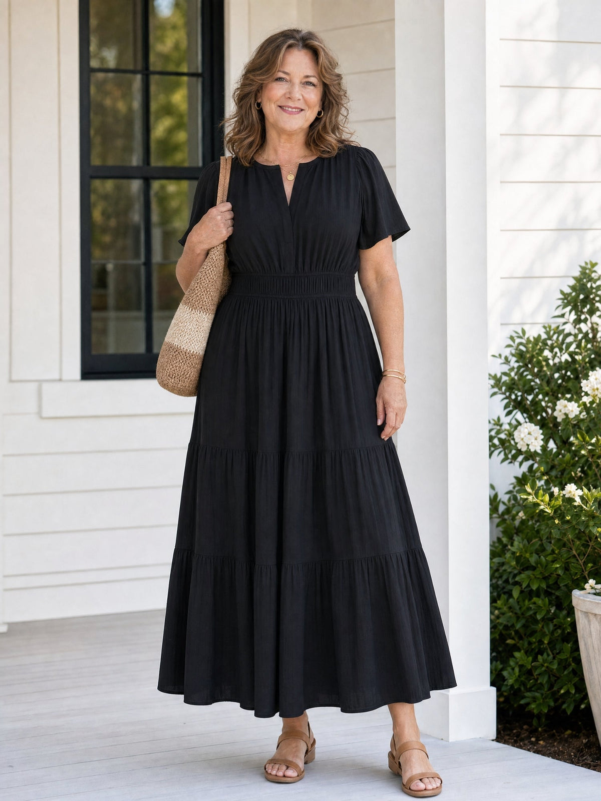 Layered Maxi Dress