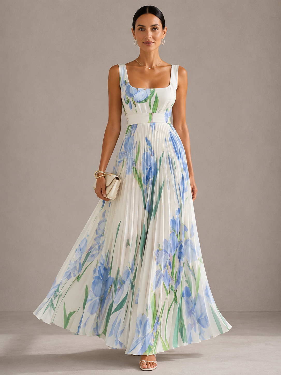 Cleodora Floral Maxi Dress