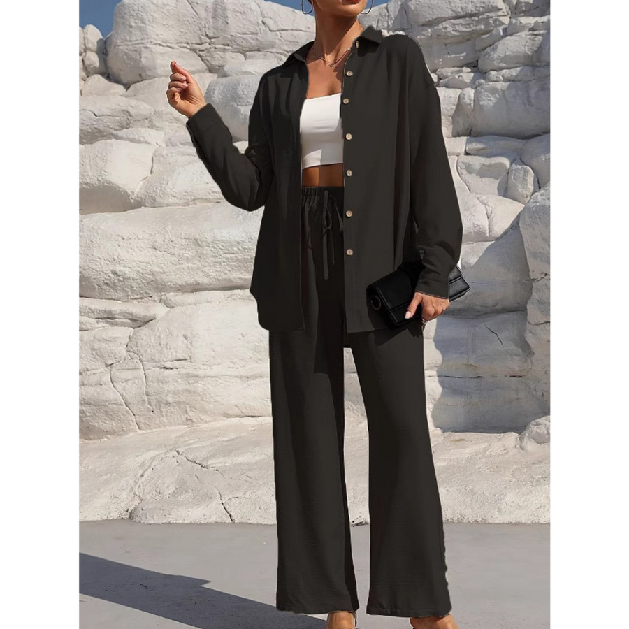 VANORAT - Comfy Long Sleeve Blouse